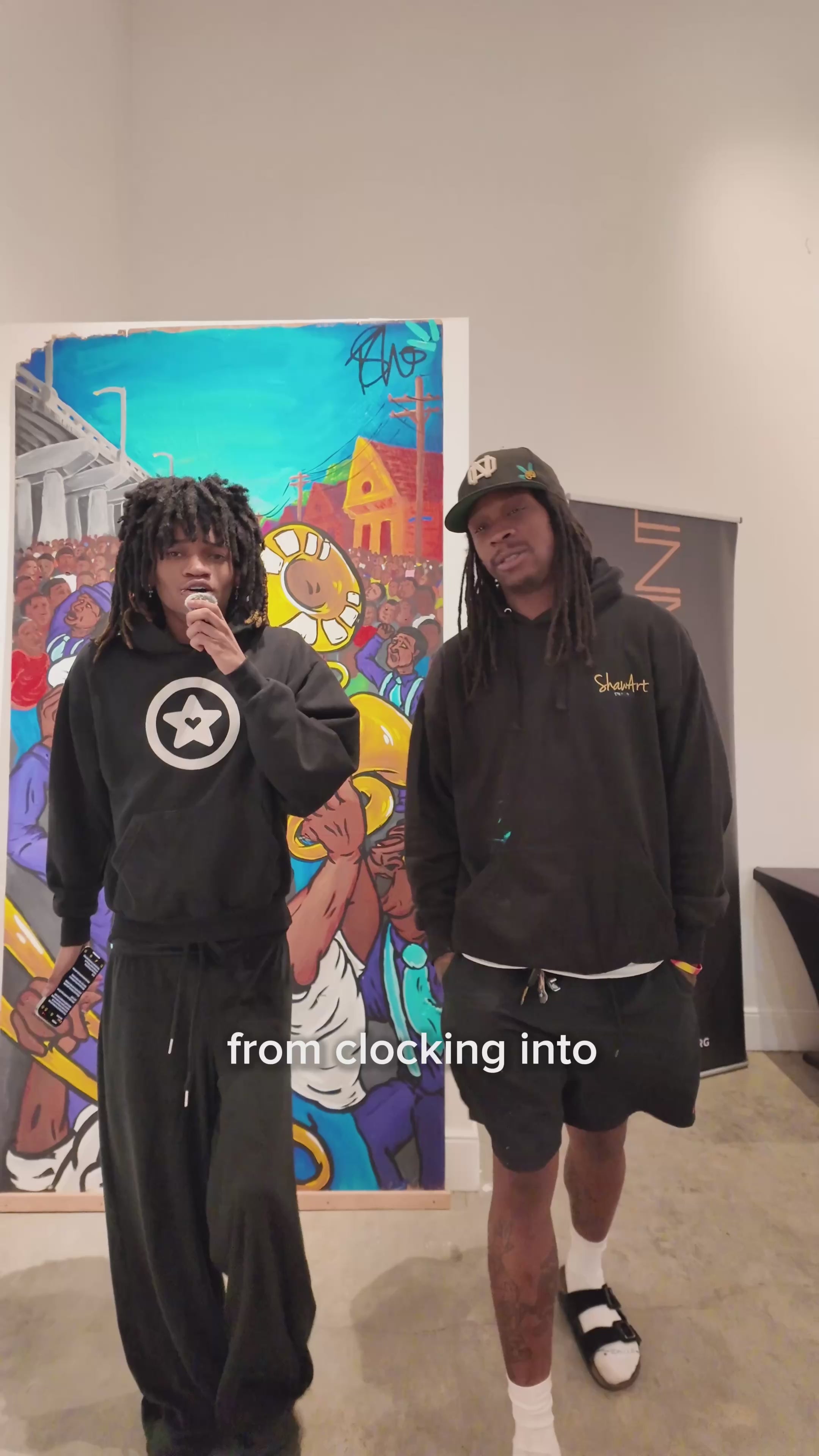 Tyrell Shaw interviewed by STAR HEARTS at his Art studio/gallery in the CBD of New Orleans